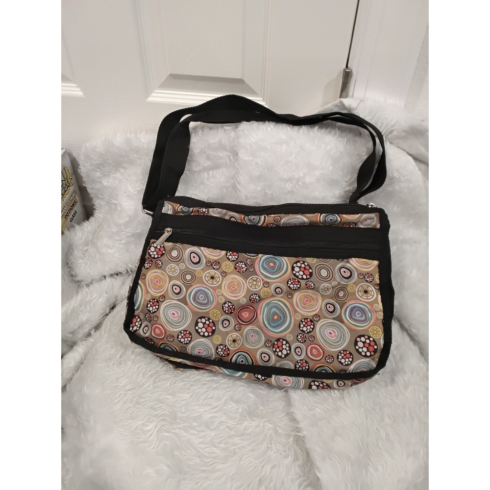 Bracianoโ Shoulder Bag Women's Circle Print Crossbody Messenger Bag